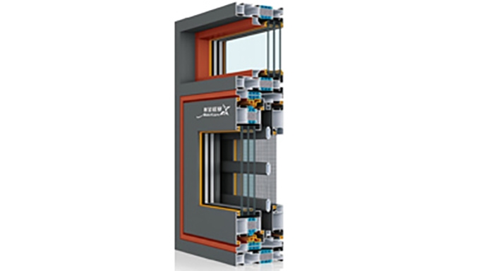 MYX130係列跳色斷橋外開窗